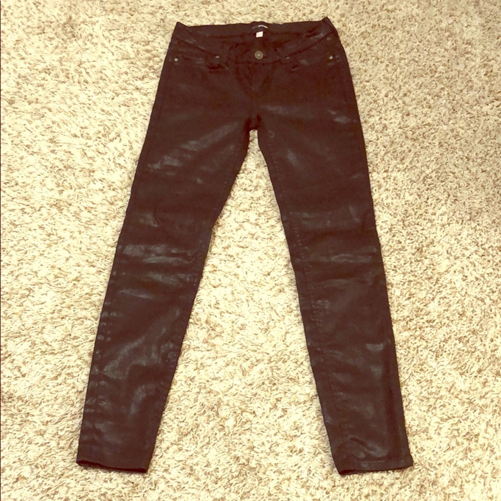 ASOS Petite Coated Skinny Jeans